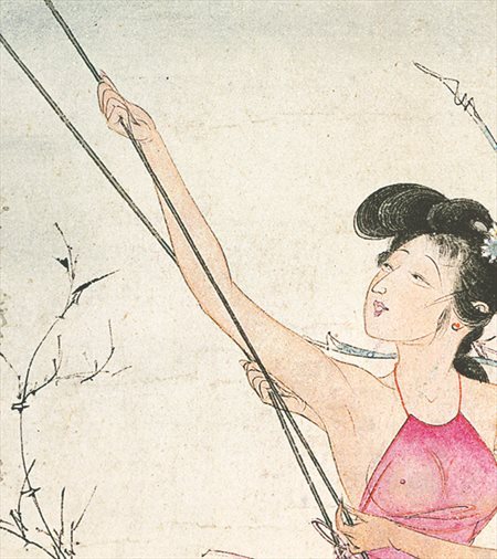 绥芬河-胡也佛的仕女画和最知名的金瓶梅秘戏图